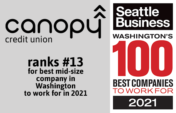 Canopy Ranks #13 in the Seattle 100 Best Midsize Companies To Work For