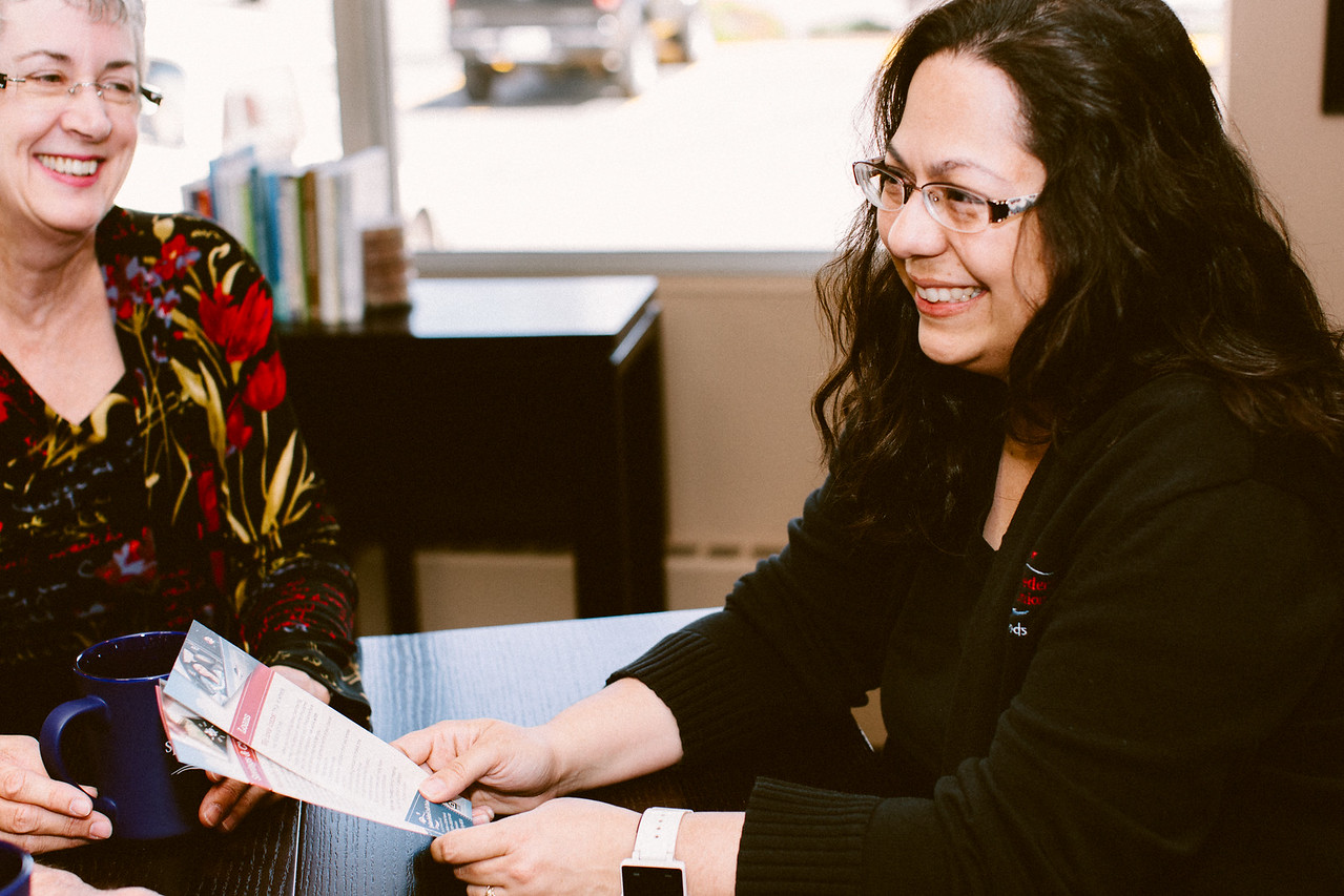 canopy CU staff member working with customers