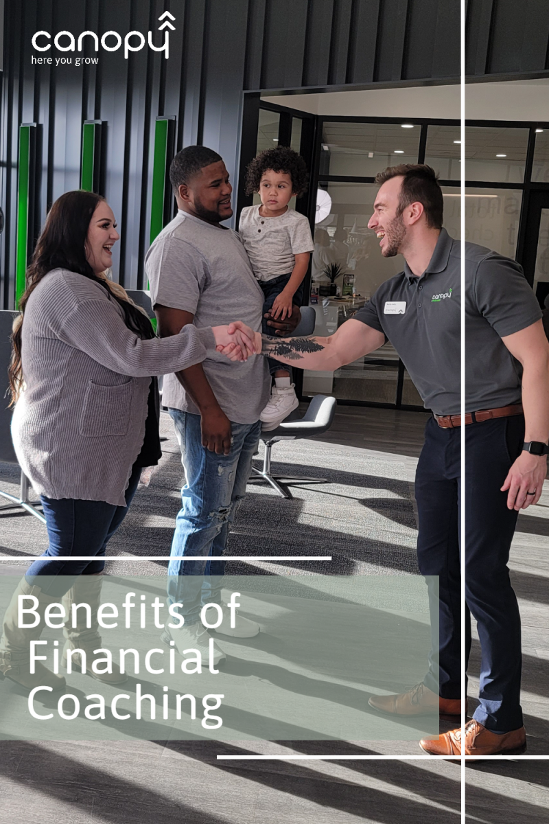 benefits of free financial coaching from Canopy Credit Union